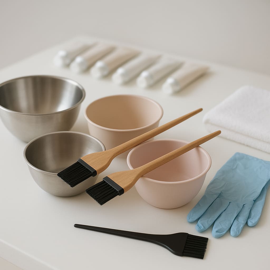 Colorations-Setup im Salon